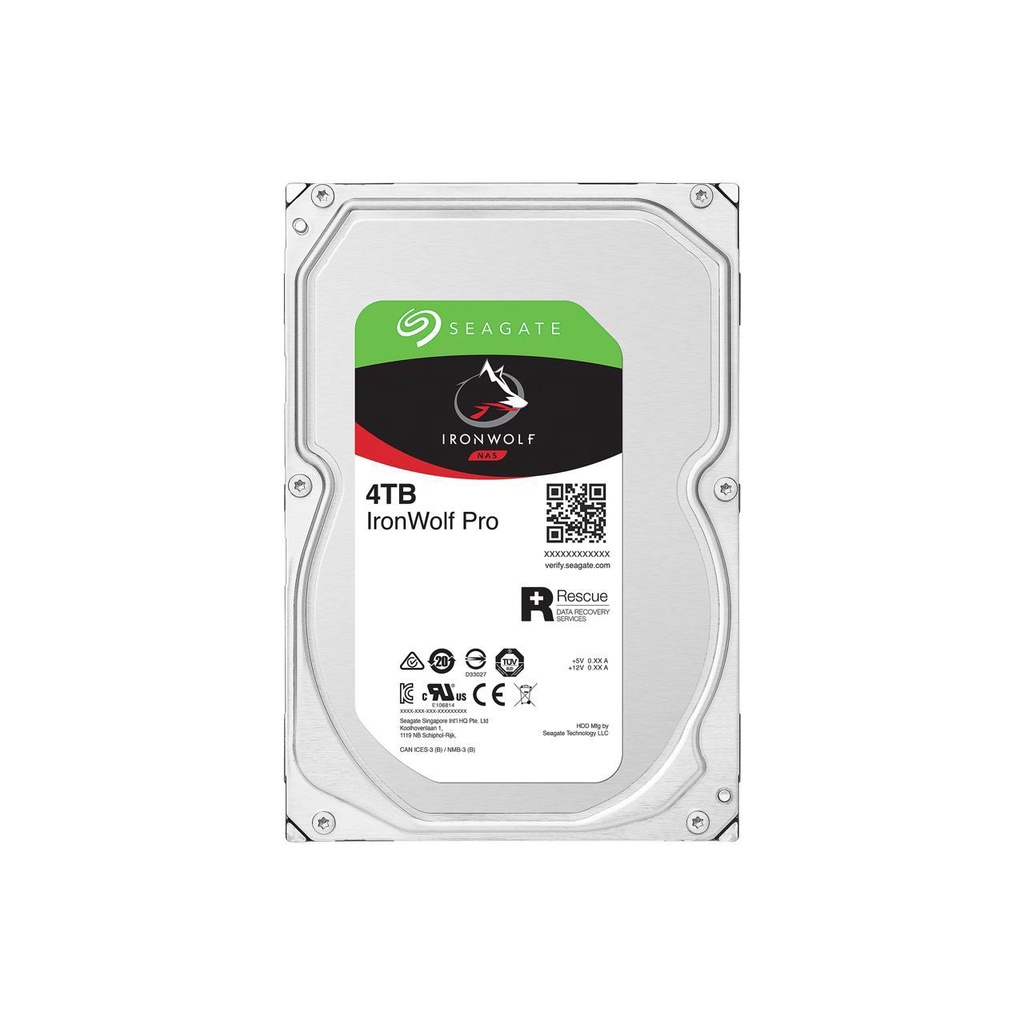 SEAGATE IronWolf Pro 4TB 3.5&quot; 7200RPM 128MB Cache SATA HDD