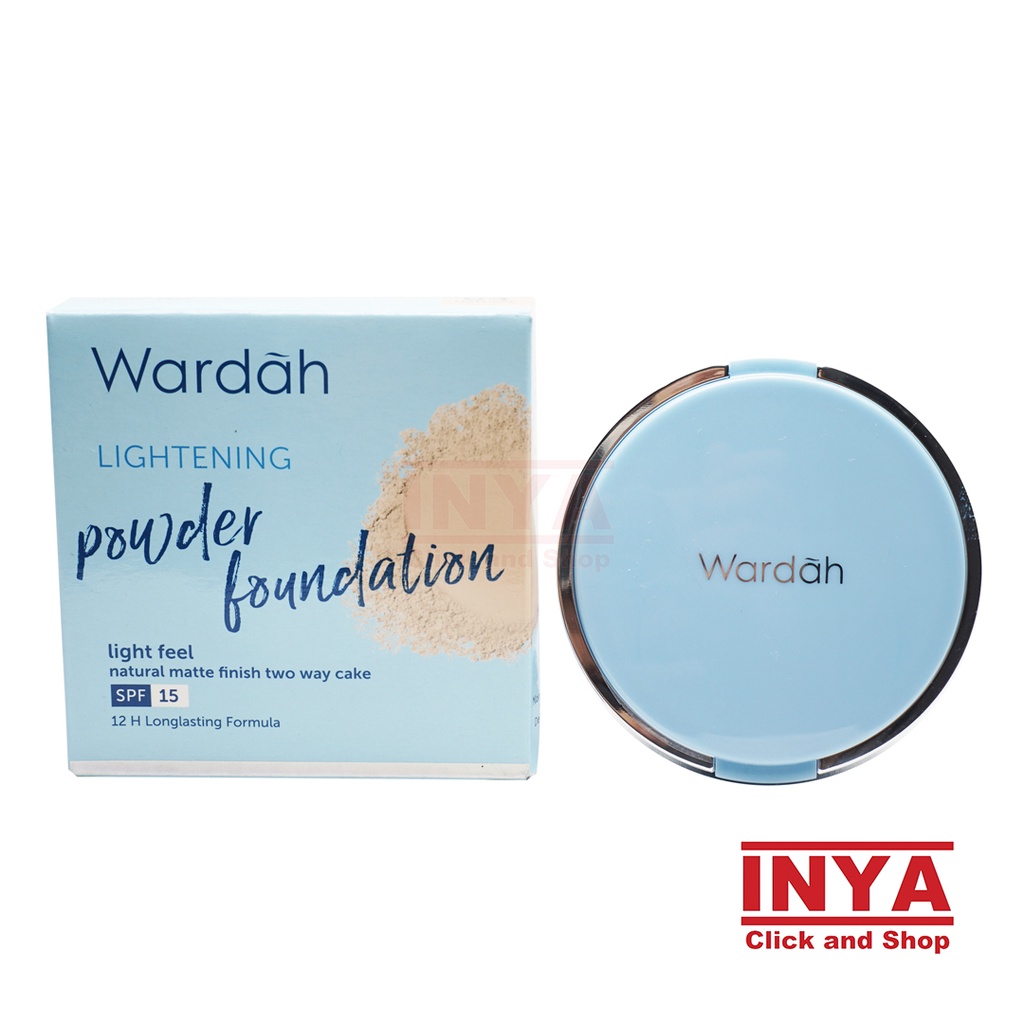 WARDAH LIGHTENING POWDER FOUNDATION 04 NATURAL 12gr SET