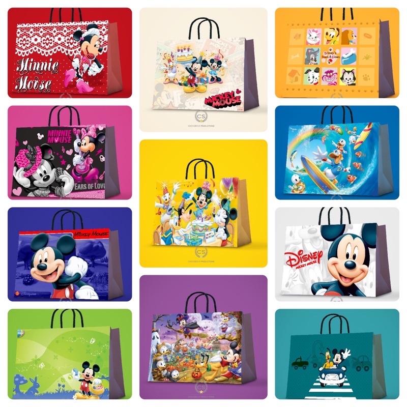 

paperbag custom disney jumbo/goodie bag ulang tahun/hampers birthday