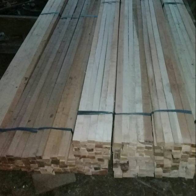 Balok Kayu Waru Mahoni Reng Kayu Harga Per 100cm Shopee Indonesia