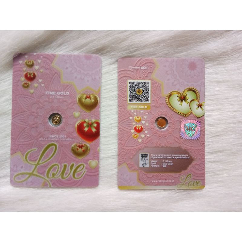 Gift Series LOVE Mini gold