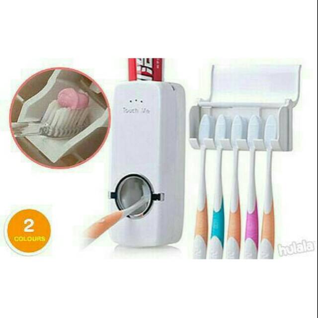 NEW TOOTHPASTE DISPENSER &amp; BRUSH - DISPENSER ODOL &amp; TEMPAT SIKAT GIG