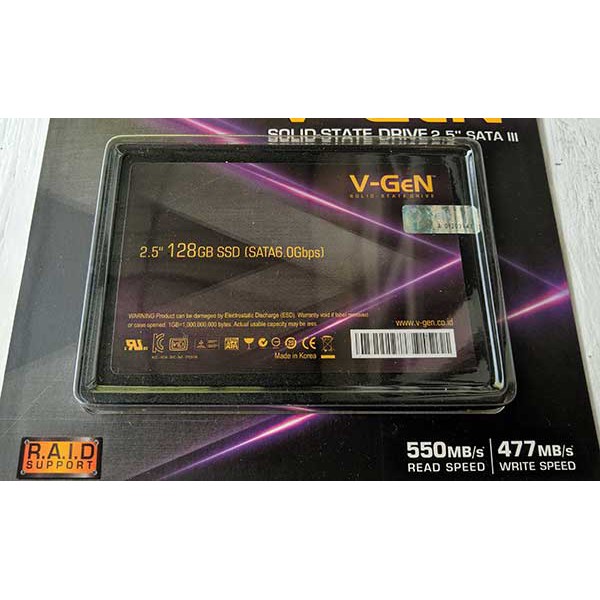 SSD V-GEN SATA III 128GB