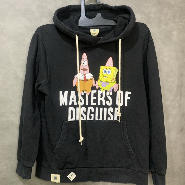 NII x SpongeBob official Hoodie Sweatshirt Hitam