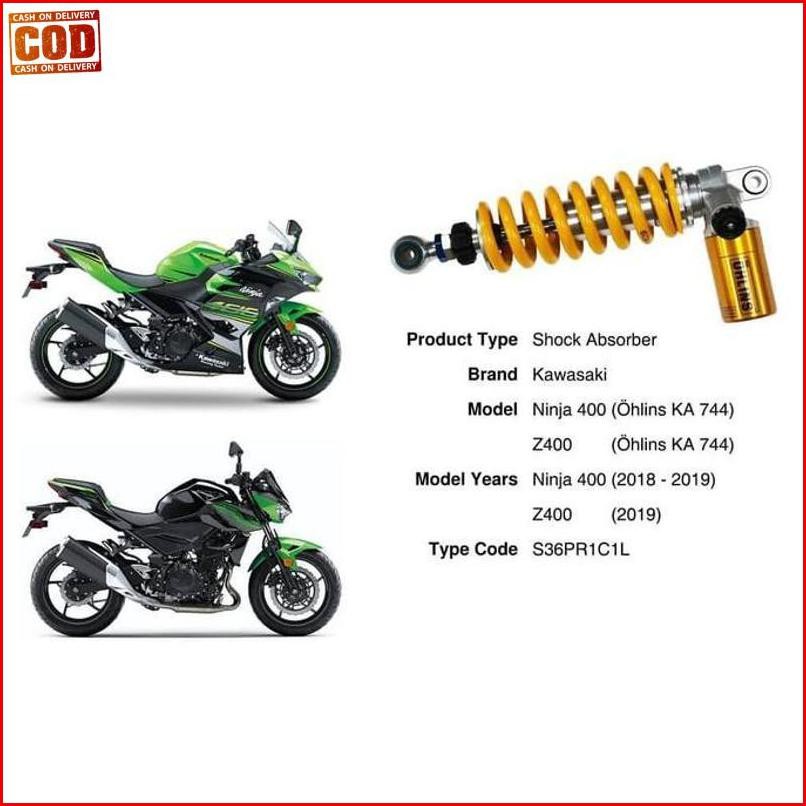´238¬ Shock Ohlins Ninja 250 Fi 2018 Ninja 400 Original %