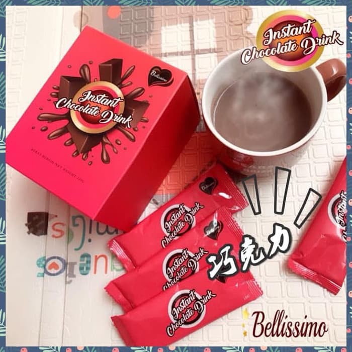 

Bellissimo instan slimming drink box mini minuman isi 5 sachet