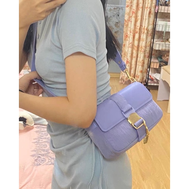 Aspen Metallic Belt Buckle Shoulder Bag