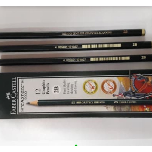 

PENSIL FABER CASTELL 2B 9000 ORIGINAL [1 PCS]