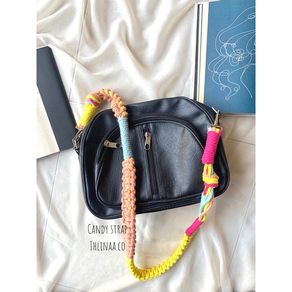 CANDY STRAP BAG MACRAME IHLINA // TALI TAS