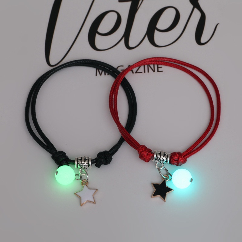 2pcs Gelang Luminous Untuk Pria Dan Wanita