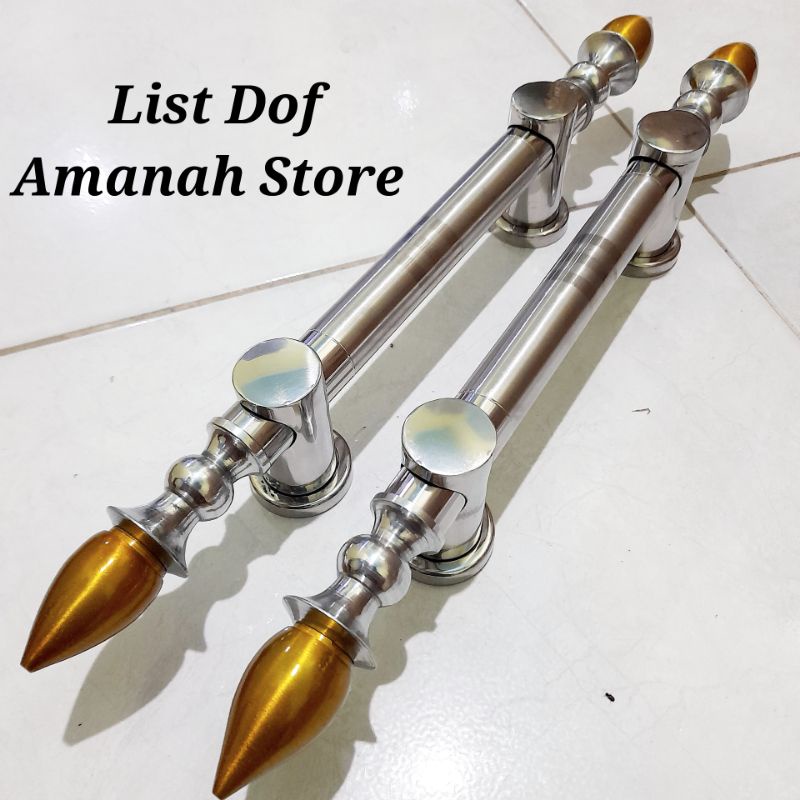 COD panjang 60cm / Pegangan Handel Pintu rumah Stainless / Gagang pintu rumah Mewah Monas