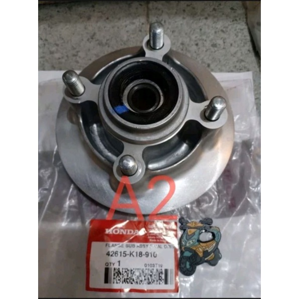 naf nap roda dudukan kedudukan gear gir gigi tarik tarek belakang assy verza cbverza 150 K18-910 asl