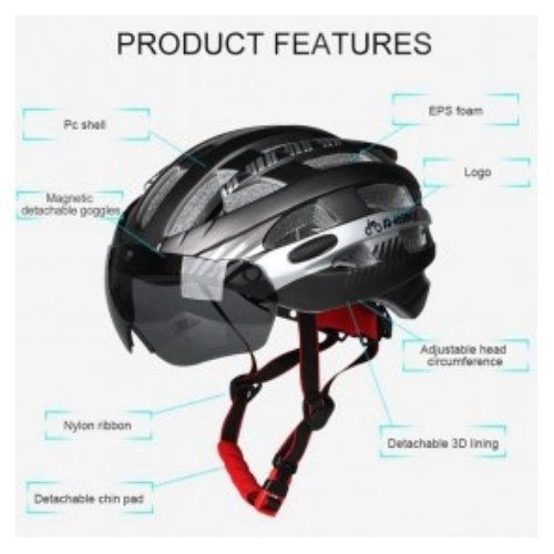 Helm Sepeda Kacamata Lens Bike Glass MTB Inbike  J7SE06SV 111