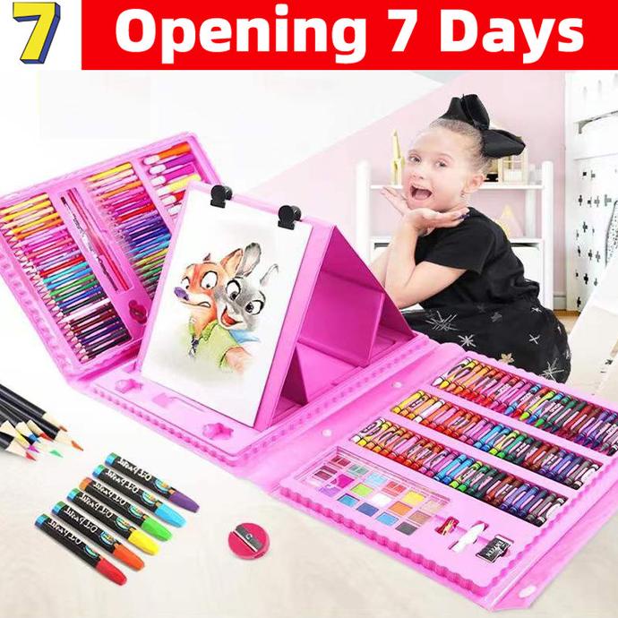 

Crayon Mewarnai Pensil Krayon 208 Warna Alat Menggambar atau Mewarnai