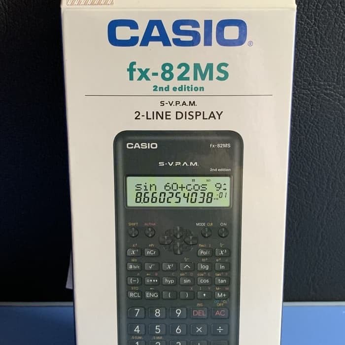 

Calculator Original Casio FX-82MS Scientific Kalkulator Ilmiah FX 82 MS FX82MS 2nd Edition