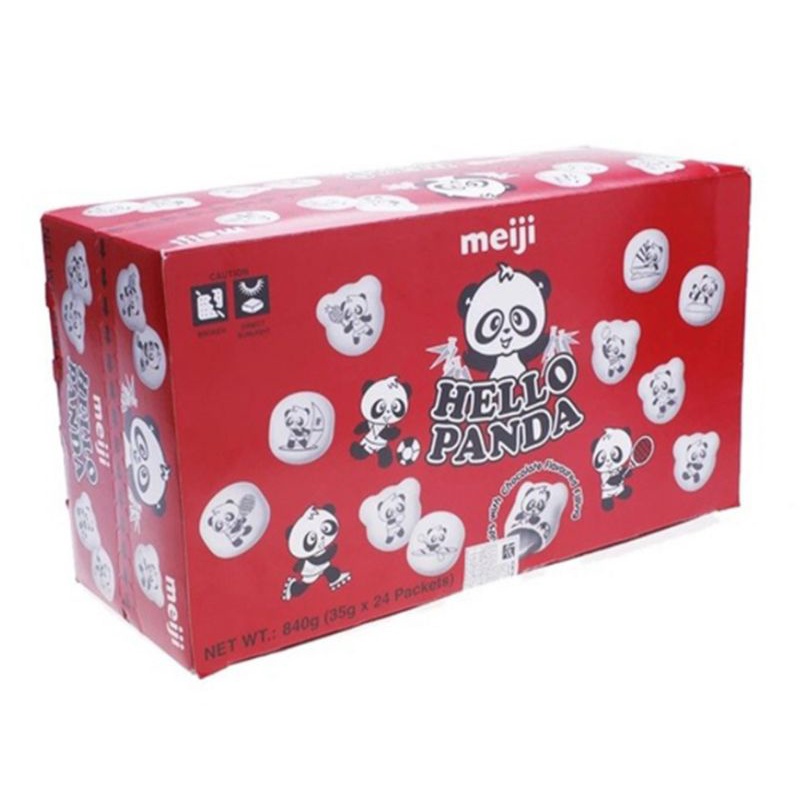 

MEIJI biskuit hello panda 25gr.kemasan 1 box isi 12 pack