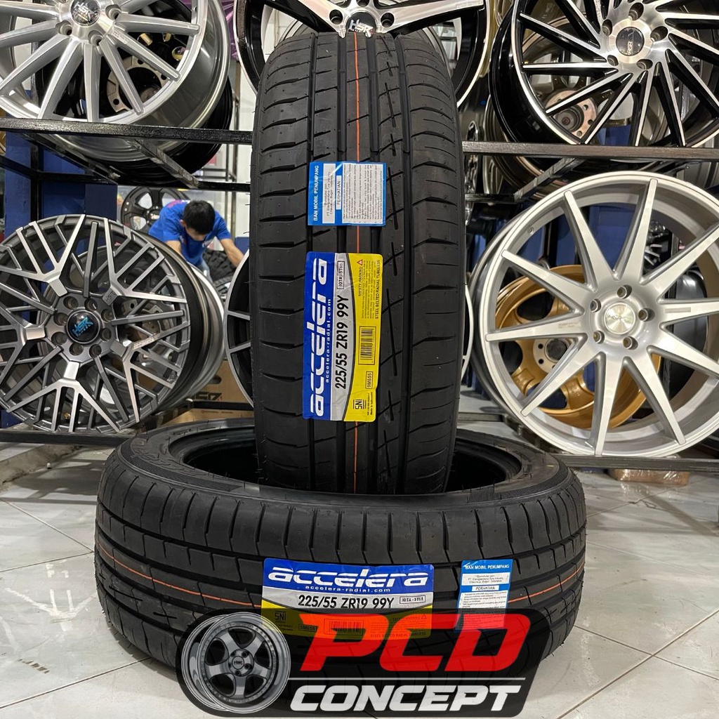 JUAL BAN MOBIL UKURAN 225 55 R19 ACCELERA PHI BUKAN TOYO | BAN MOBIL SURABAYA