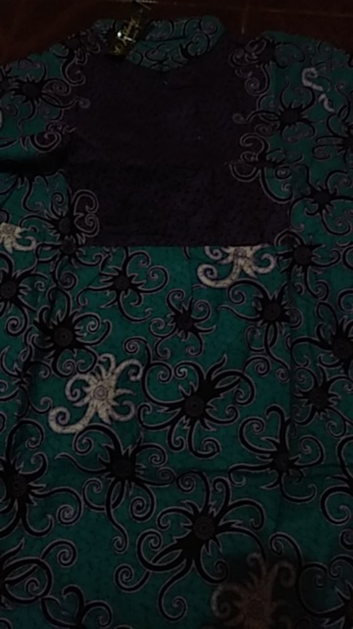 Baju Gamis Batik Wanita-gamis Syari-gamis Batik Jumbo-gamis Batik Kombinasi-gamis Katun-batik Modern