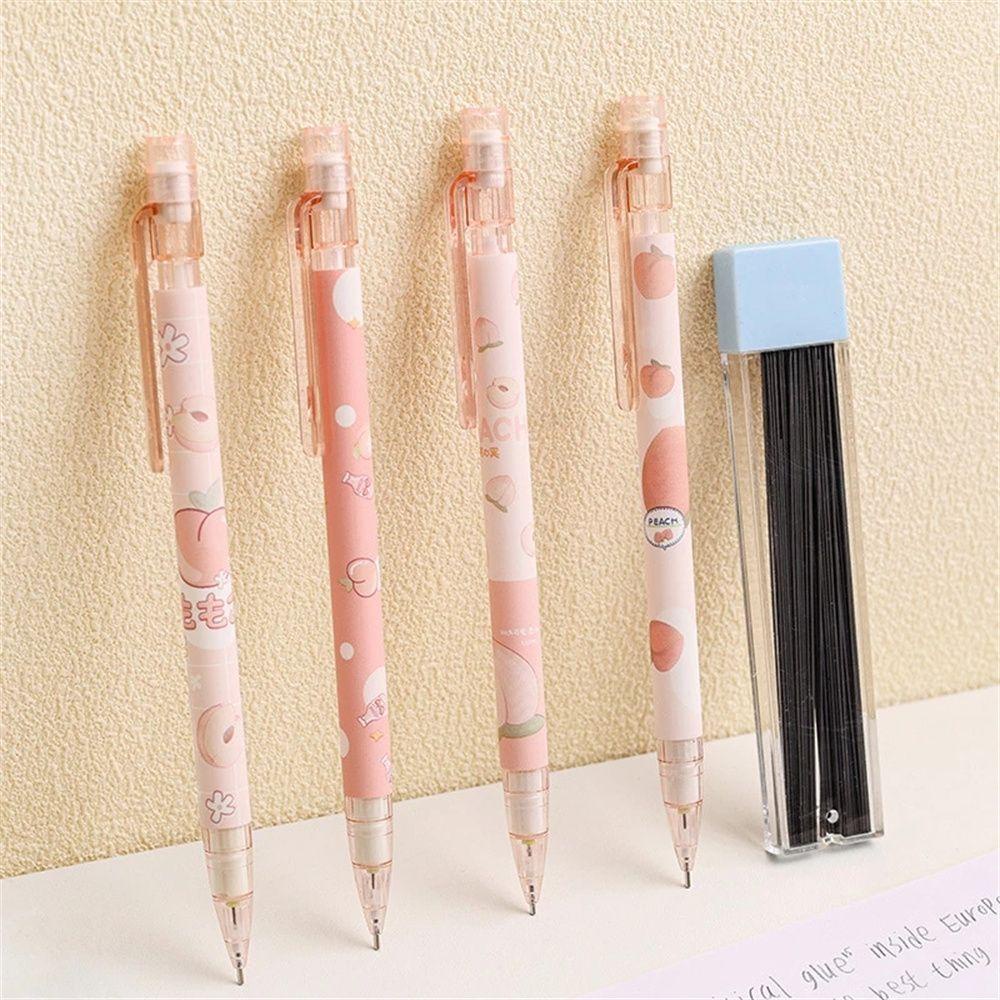 Lanfy Pensil Mekanik 0.5mm Warna Pink Untuk Stationery Sekolah