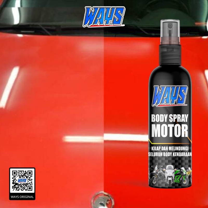 Spray Multiguna Pengkilap Body Motor Mobil - Ways Body Spray With Premium Silicone - 100ml
