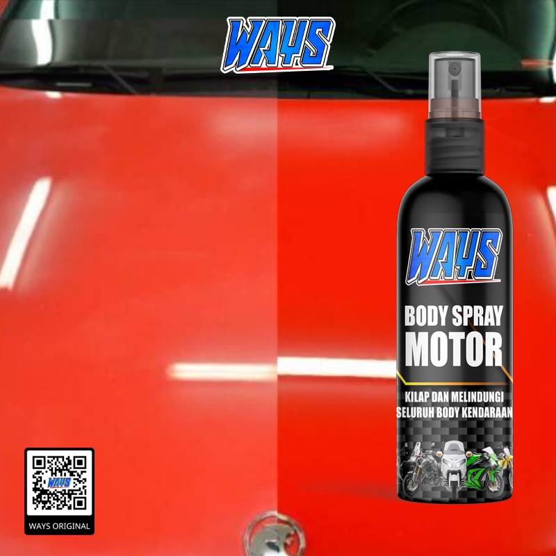 WAYS Body Spray Motor Pengkilap Body Dashboard Semi Coating Super Glossy - 100ml