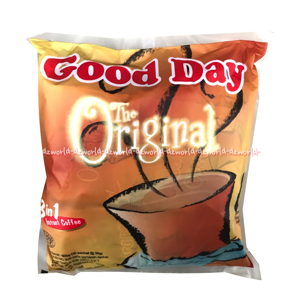 Good Day Original Isi 30sachet Kopi Instan Goodday The Original Gooday Coffee Cofee Coffe Goday Gooday 30 pcs