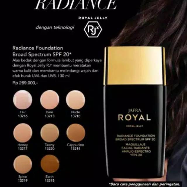 Royal Jelly Foundation Jafra Rjx Terbaru Indonesia