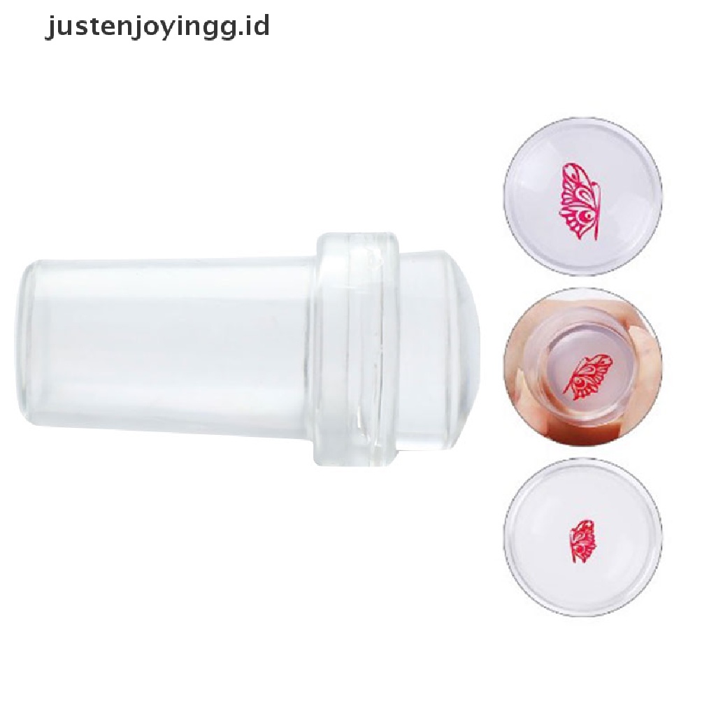 Stempel Jelly Silikon Ukuran 2.4cm Untuk Nail Art