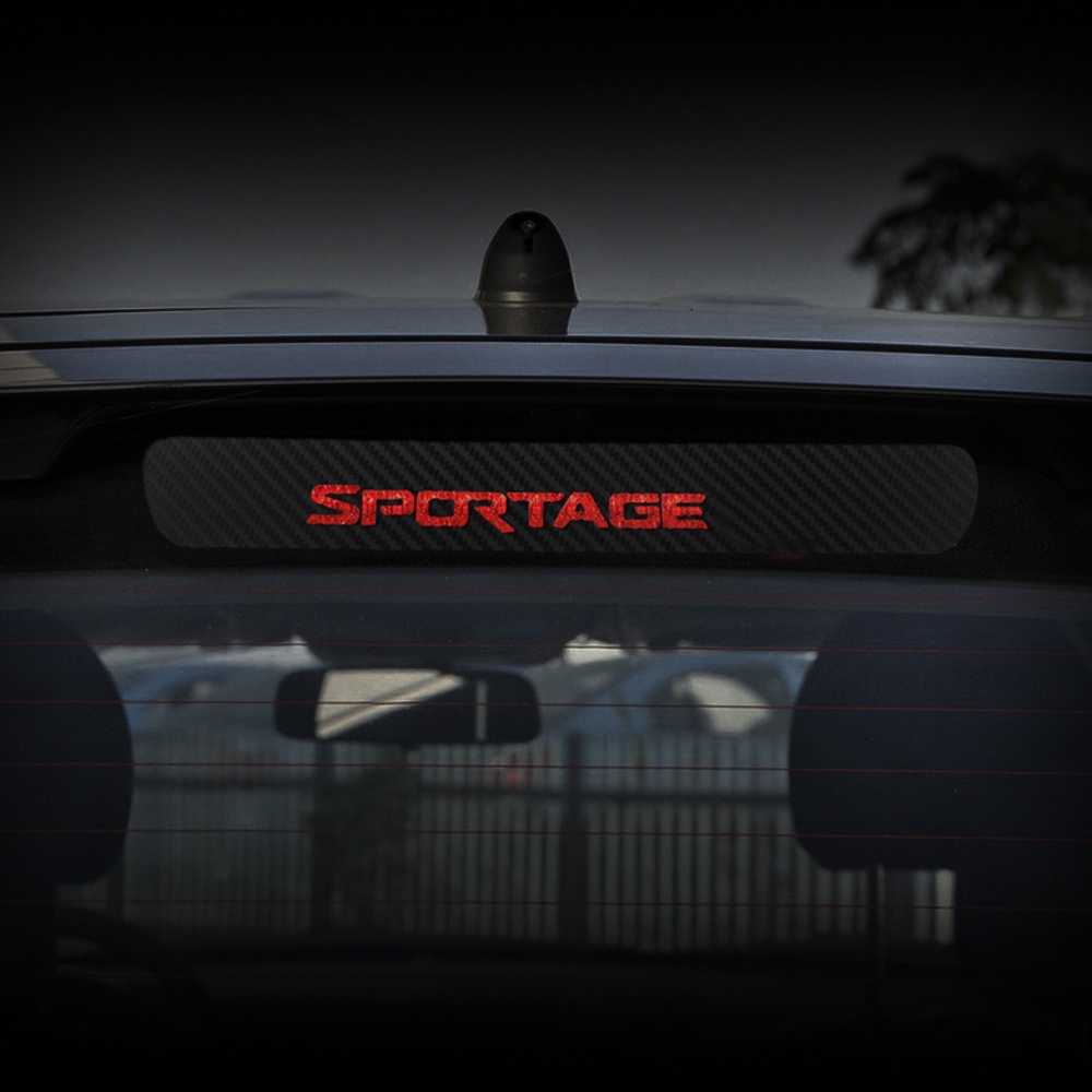 Stiker Lampu Rem Belakang Mobil Serat Karbon Untuk Kia Sportage SL 3r 2011-2015 Back Stop Lamps Dekorasi Stiker Aksesoris