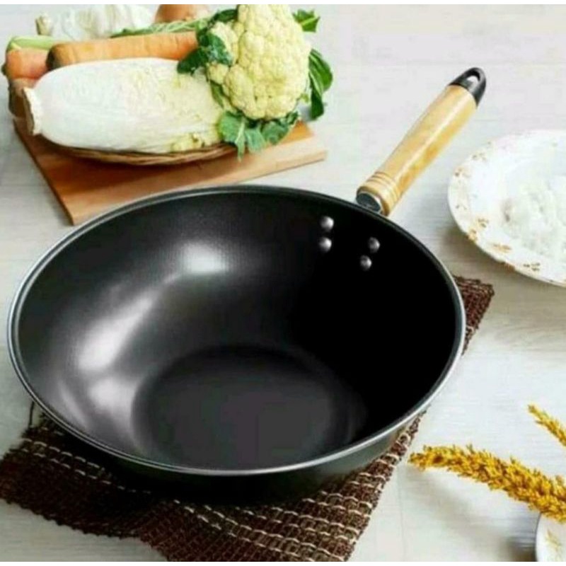 WAJAN MASPION BASIC CLASSIC WOK/WAJAN ANTI LENGKET 30 cm