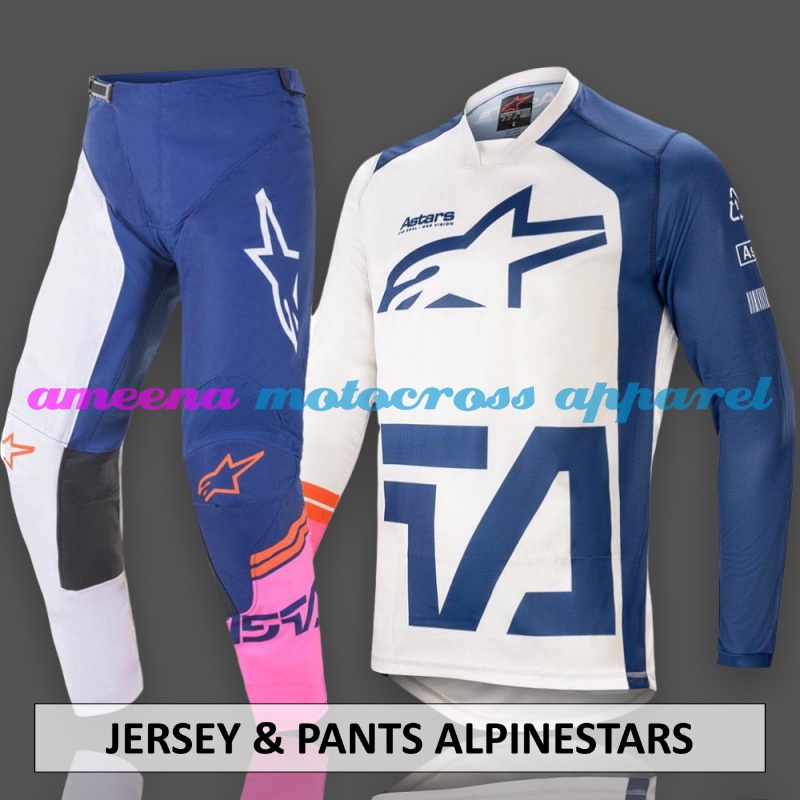 Jersey Custom Nama - Jerseyset Stelan - Jersey Celana Motocross - Jerseyset Stelan - Jersey Trail - Jersey Pants MX Adventure - Jersey Premium -AS019