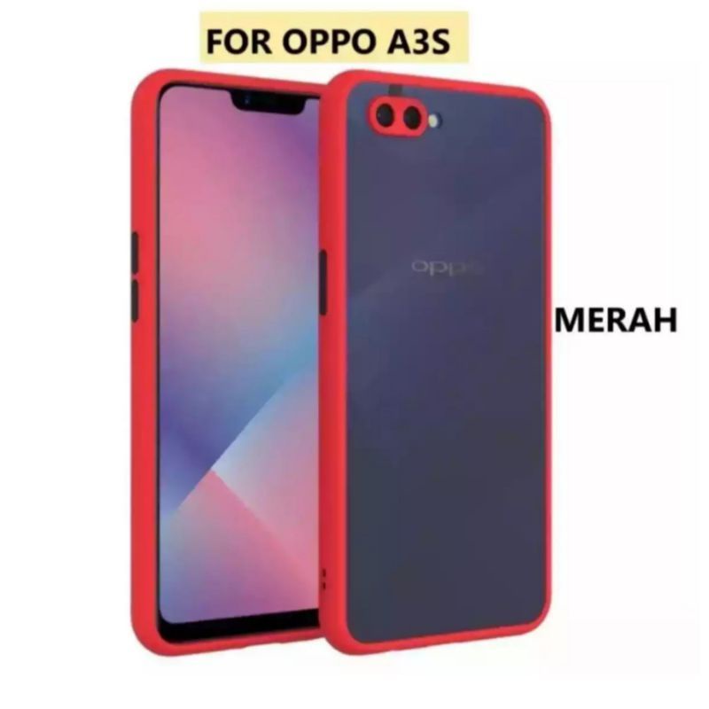 CASE Oppo A3S softcase Casing premium New pelindung camera 360