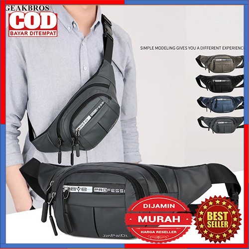 (BISA COD) PROMO -Waistbag - PROFESIONAL JINPAIDI HAOSHUAI SOUYATE waterproof. Multifungsi Y22K. Goo