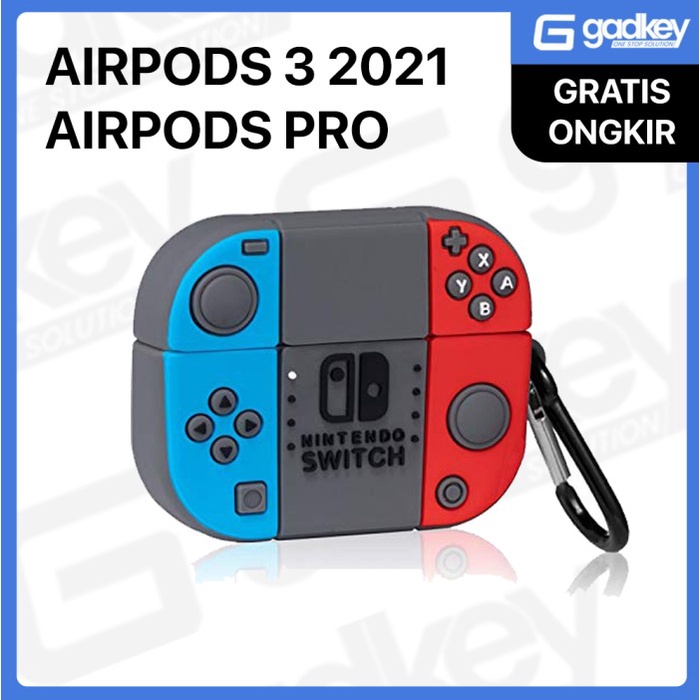 Case Airpods Pro / Airpods 3 Nintendo Switch Casing - AirPods Pro