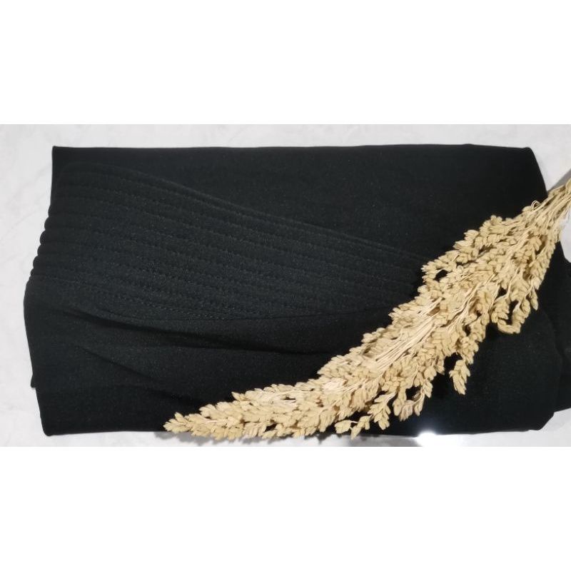 Jilbab Sport / Hijab Instan / Jilbab Sporty Instant / Bergo Sport/volly-HITAM