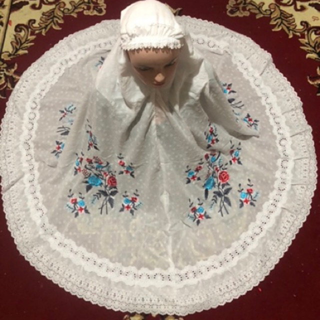 Mukena Rubia Jahit Suji Khas Bukittinggi