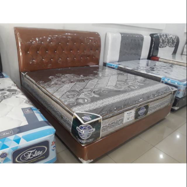 [PEKANBARU FREE ONGKIR] Springbed Bigland bola dunia Desain Batik