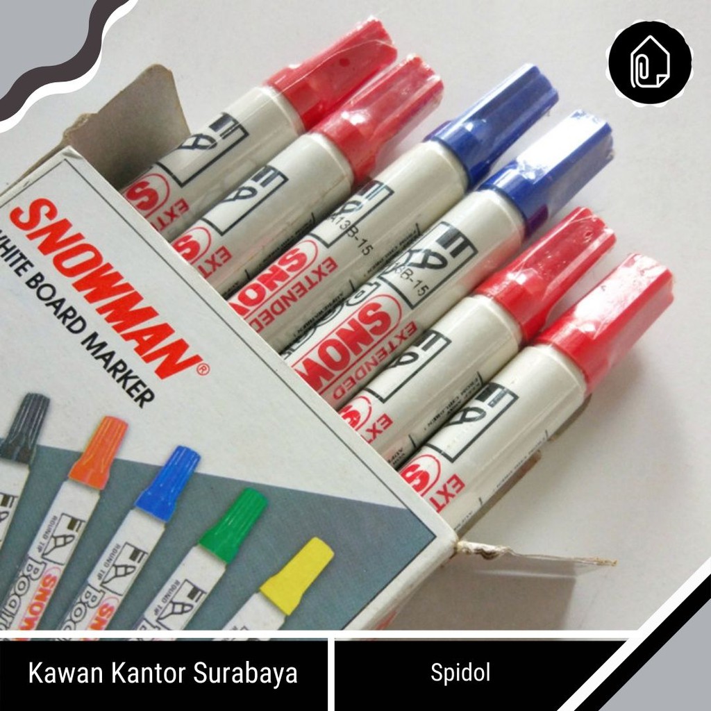 

Spidol Papan Tulis Whiteboard Marker Snowman BG-12