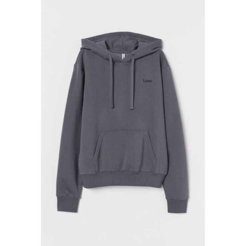 Hoodie Love Grey H*M