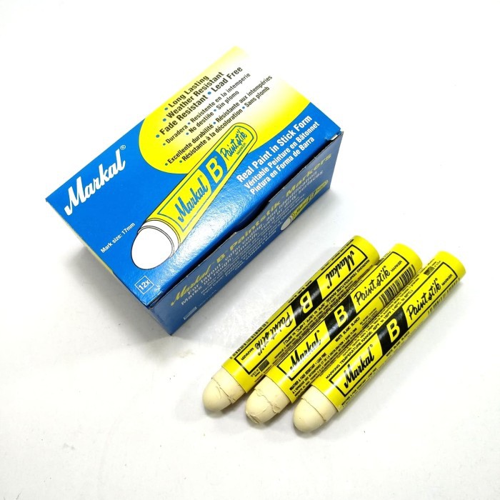 

Paintstik Markers Penanda Logam,Pipa,Kaca/Solid Paint Markal/Putih