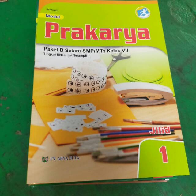 

Modul kejar paket B setara Smp, prakarya jilid 1