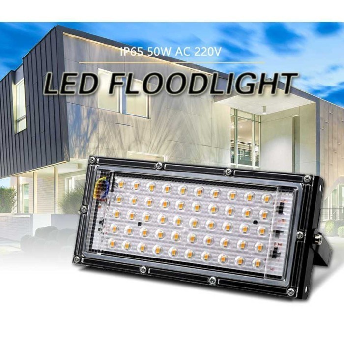 Lampu Sorot Taman - Lapangan Flood Light 4500 Lumens 50W