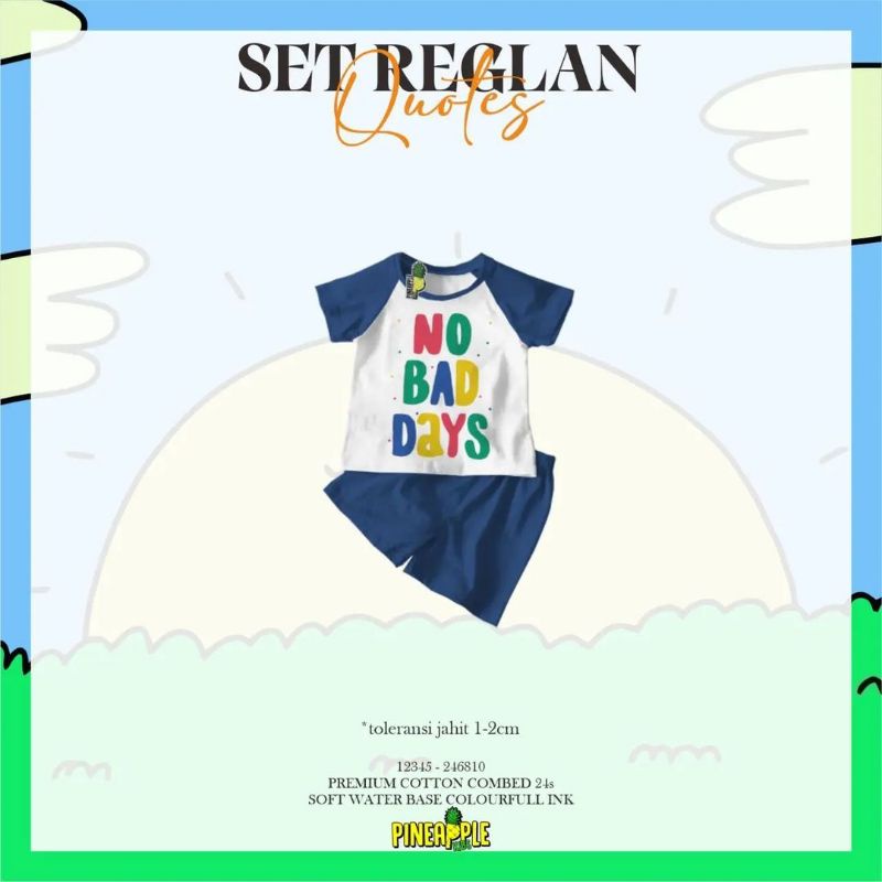 SETELAN REGLAN QUOTES KIDS