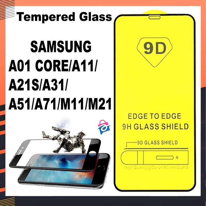 (OM) TG TEMPERGLASS FULL NONPACK SAMSUNG A01/A21S/A31/A51/A71/M11/A11/A52