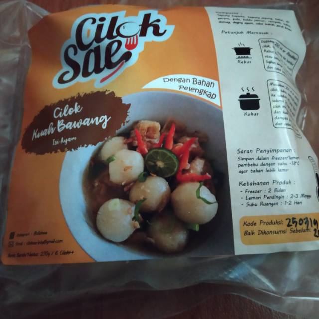 

Cilok Kuah Gurih Bawang (Baso Aci)