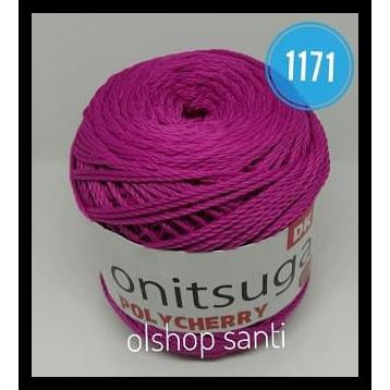 Hotlist Benang Rajut Polycherry Onitsuga Warna Magenta Muda / Purple (1171)