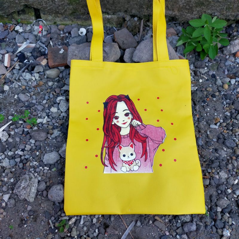 (CUCI GUDANG) Totebag Tas Karakter Murah 32x26cm