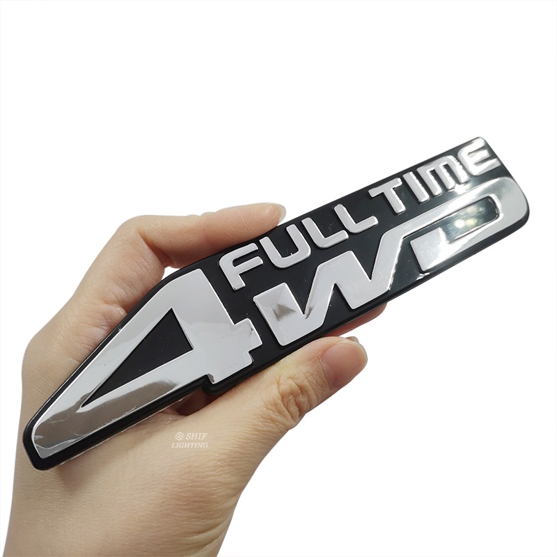 1pc Stiker Emblem Logo 4WD FULL TIME Bahan ABS Untuk Dekorasi Mobil Universal