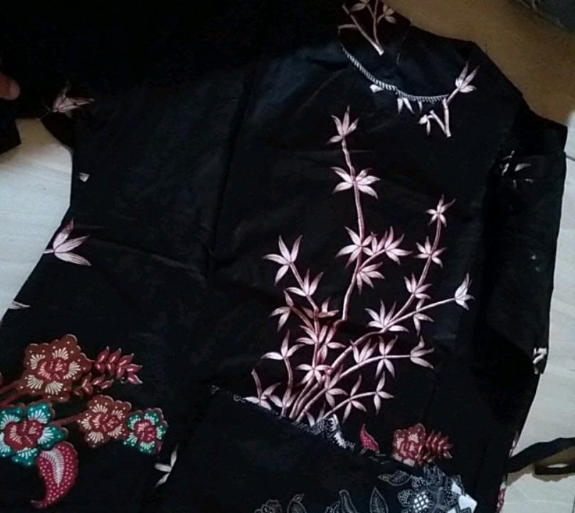 Baju Batik Couple Modern Monalisa Genes Asli Pekalongan // Tunik Batik // Seragam Batik