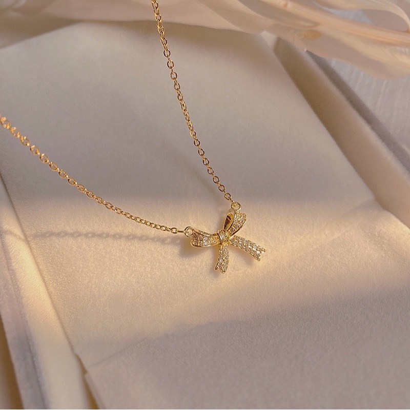 We Flower Kalung Rantai Klavikula Desain Bunga We Flower Bahan s925 Silver Gaya Korea Untuk Wanita